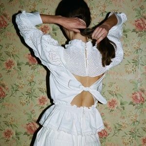 SEA NEW YORK VIENNE L/S COTTON TOP in White